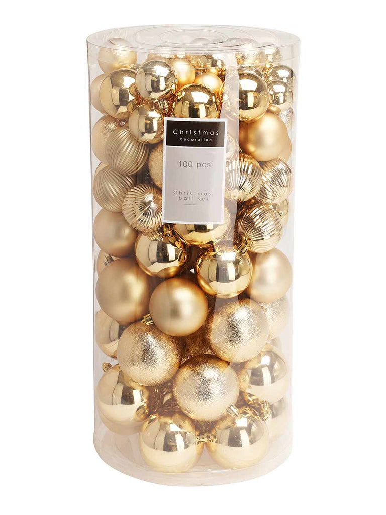 Pk 100 Christmas Tree Balls