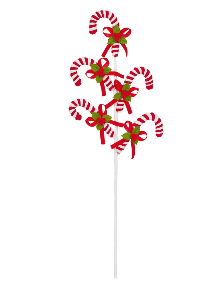 62cm Multi Candy Cane Stem