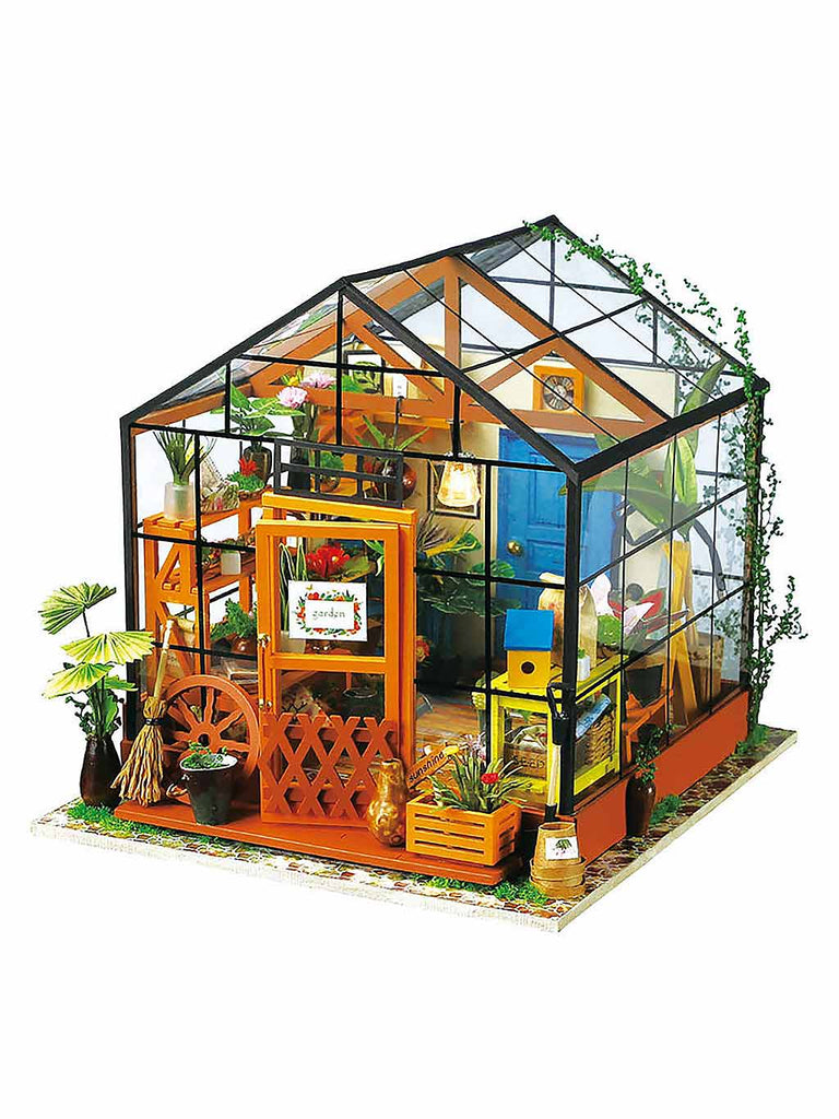Diy Model Kit Functional Cathy's Flower House DIY Model Kit – Seasons Christmas Outlet