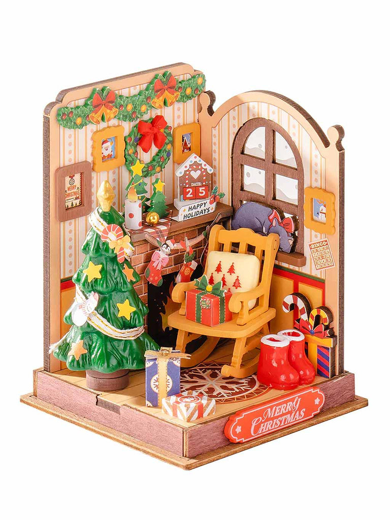 Christmas Fireplace DIY Model Kit