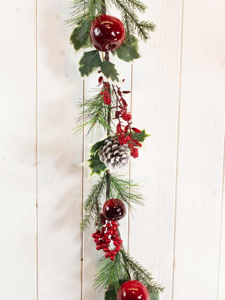 1.5M (5ft) Apple & Pinecone Garland