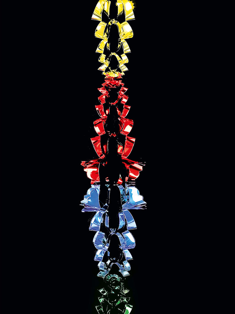 2.7m x 20cm 6 Section Christmas Foil Garland - Multicolour