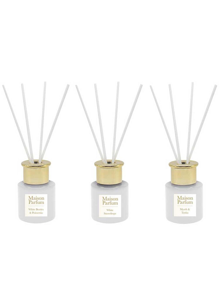 Set of 3 Reed Diffuser - White