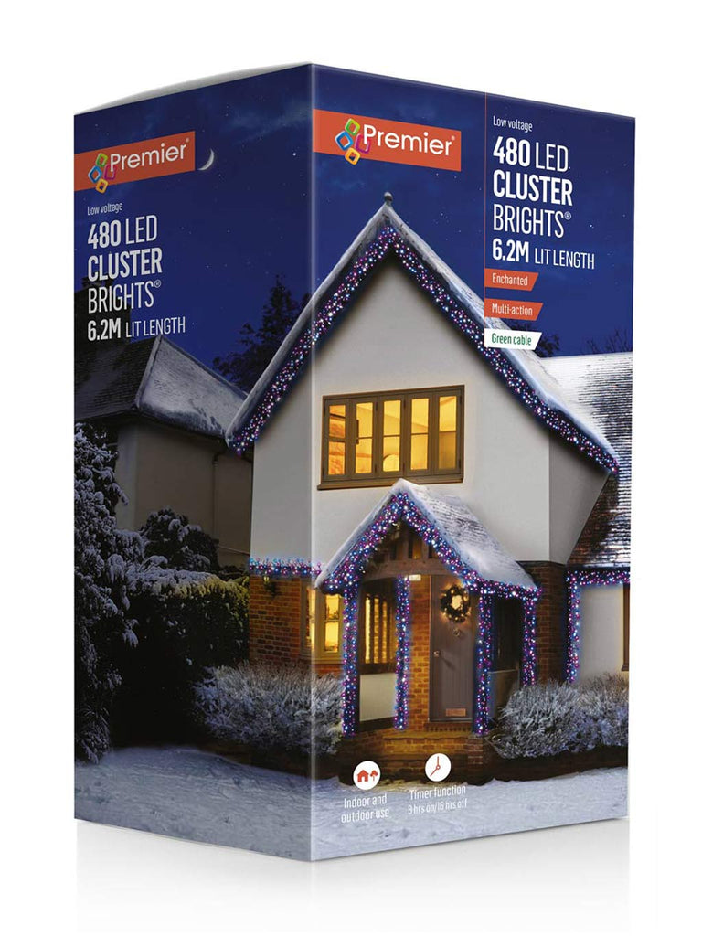 480 LED Multi-Action Cluster Brights with Timer Enchanted