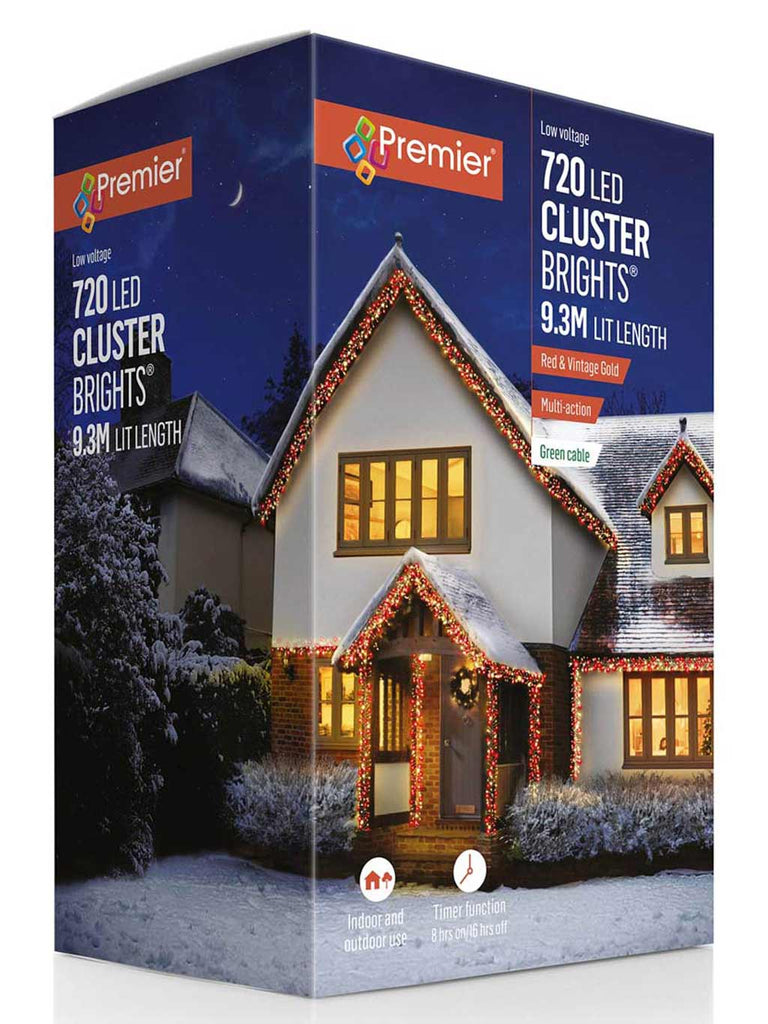 720 Multi-Action LED Cluster Brights with Timer | Seasons