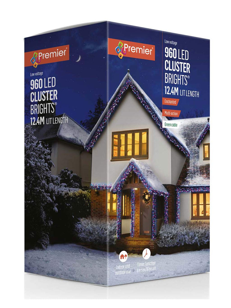 960 Multi-Action LED Cluster Brights with Timer Enchanted