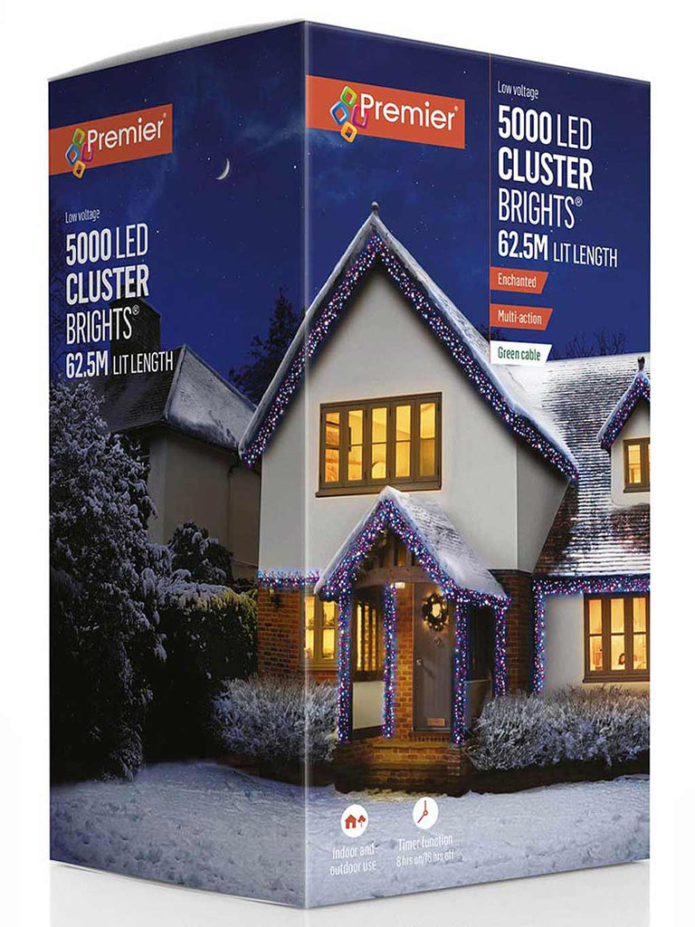 5000 Multi-Action LED Cluster Brights with Timer - Enchanted