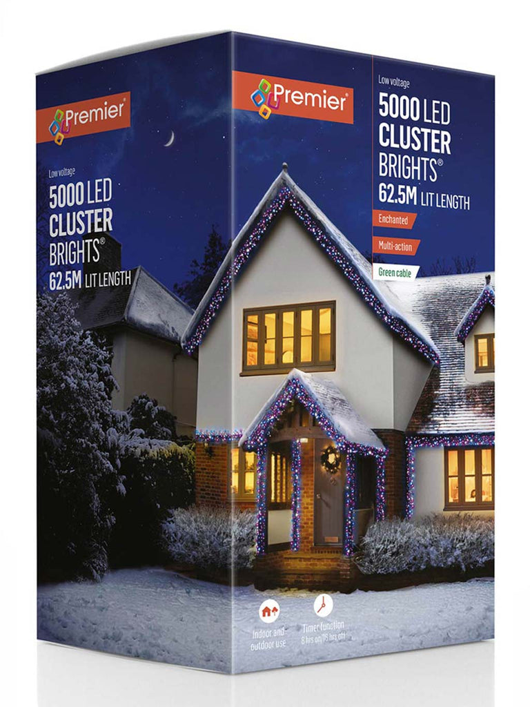 5000 Multi-Action LED Cluster Brights with Timer Enchanted