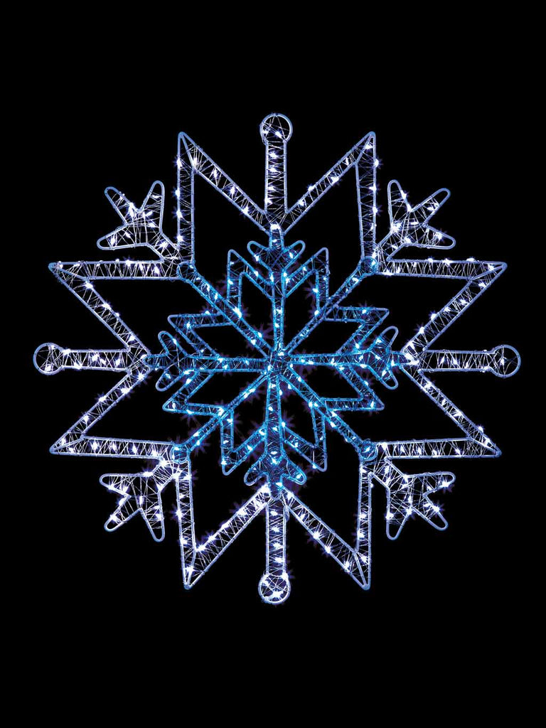 50cm MicroBright Snowflake Motif with 260 LEDs