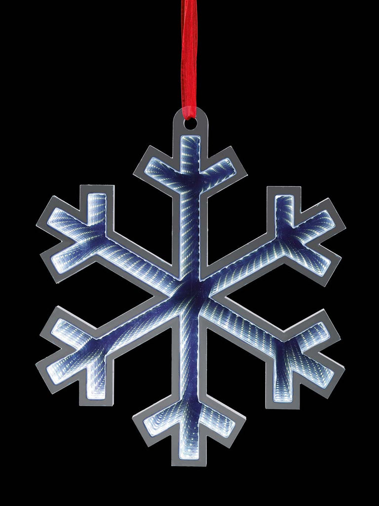 40cm Infinity Light - Hanging Snowflake