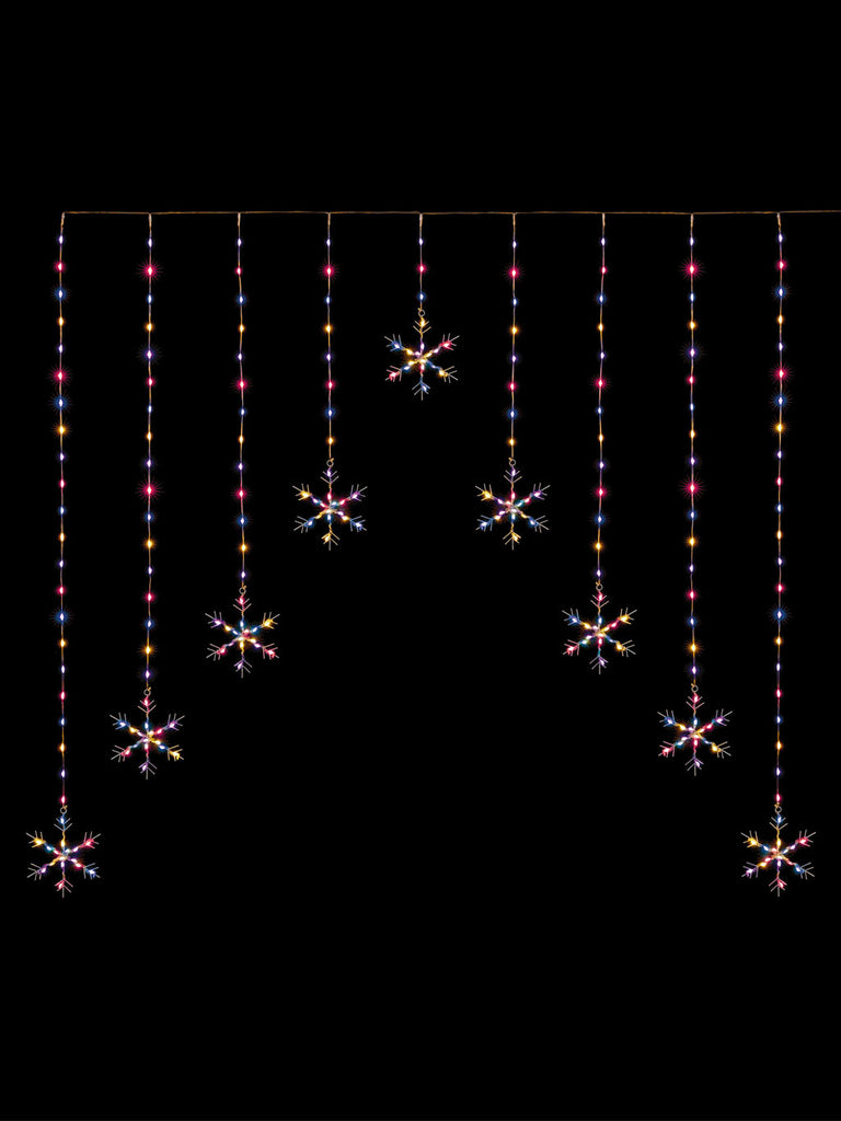 1.2 x 1.2M M/A LED FlexiBrights Snowflake V Curtain