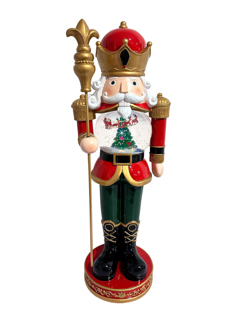 75cm Lit Standing Musical Nutcracker