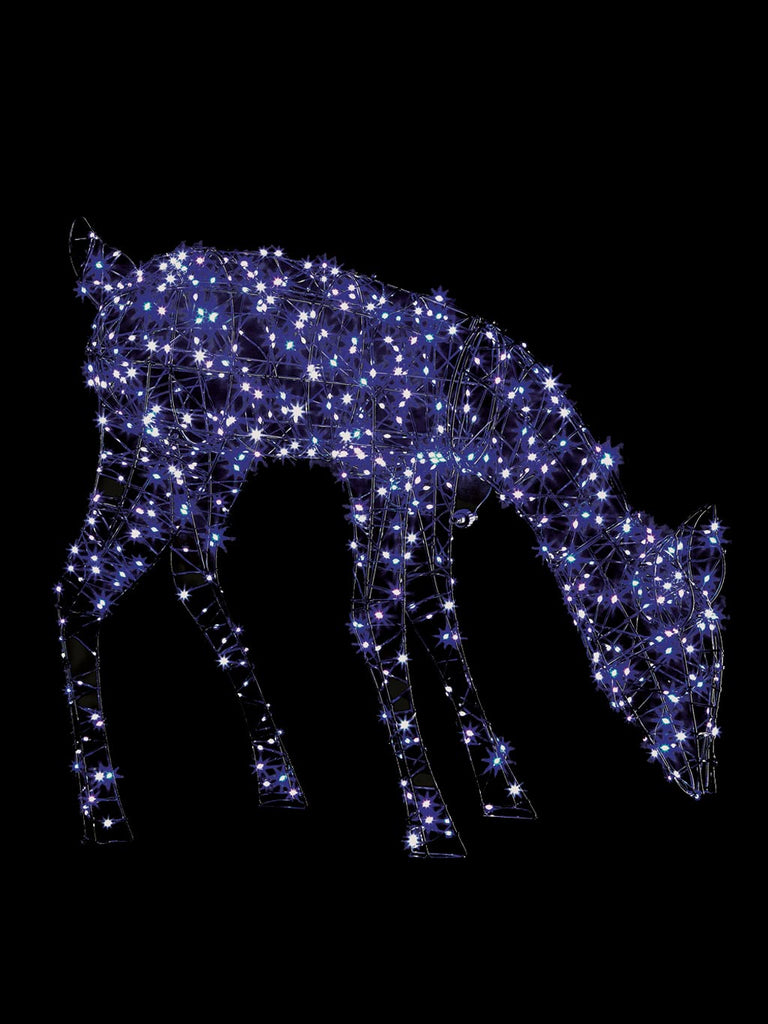 68cm Grazing Reindeer with 550 LEDs - Enchanted