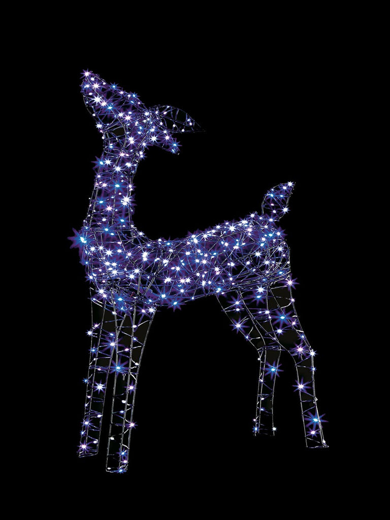 1m Multi-Action Reindeer with 410 LEDs - Enchanted