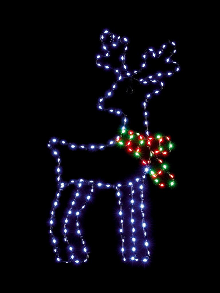 60cm Twinkling Flexi Bright Reindeer with 164 LEDs