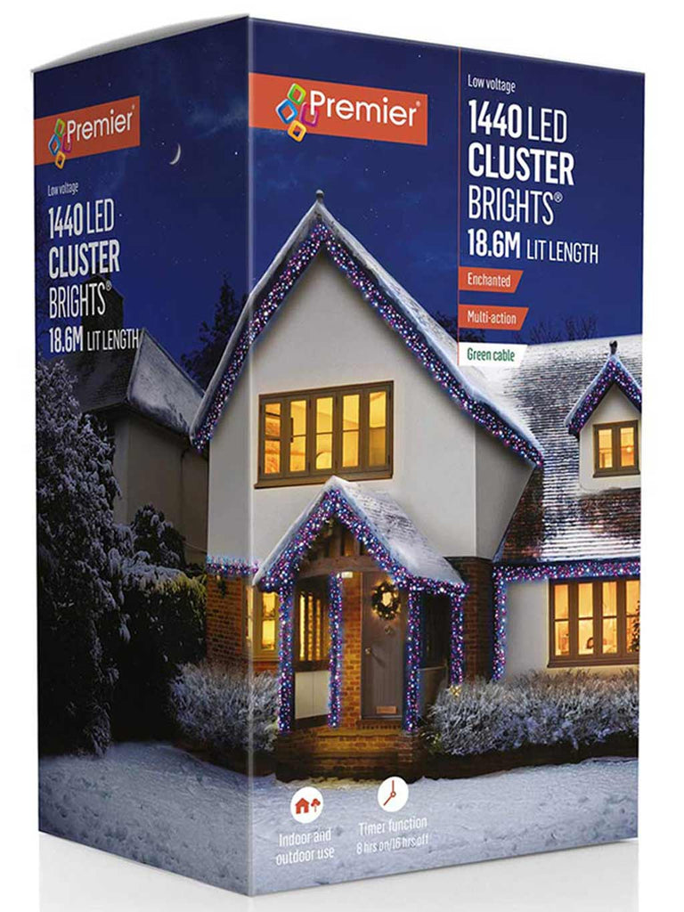 1440 LED Multi-Action Cluster Brights with Timer enchanted