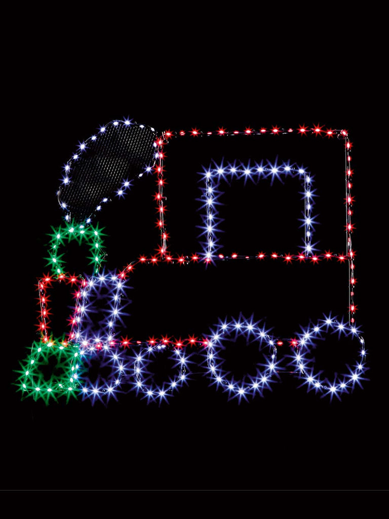 64 x 51cm Twinkling FlexiBrights Train with 228 Multi Colour LED