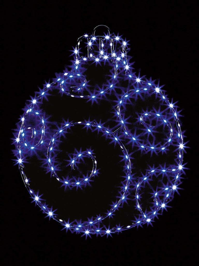 49cm Twinkling Flexi Bright Bauble with 150 LEDs