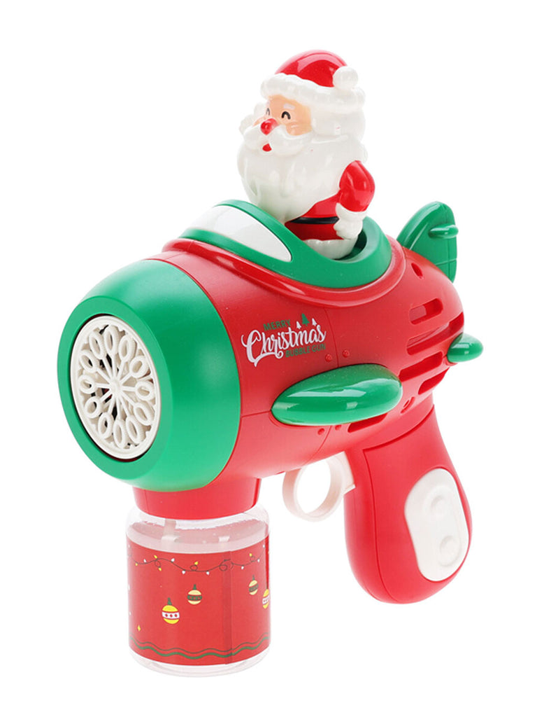 Santa Plane Bubble Blow Gun