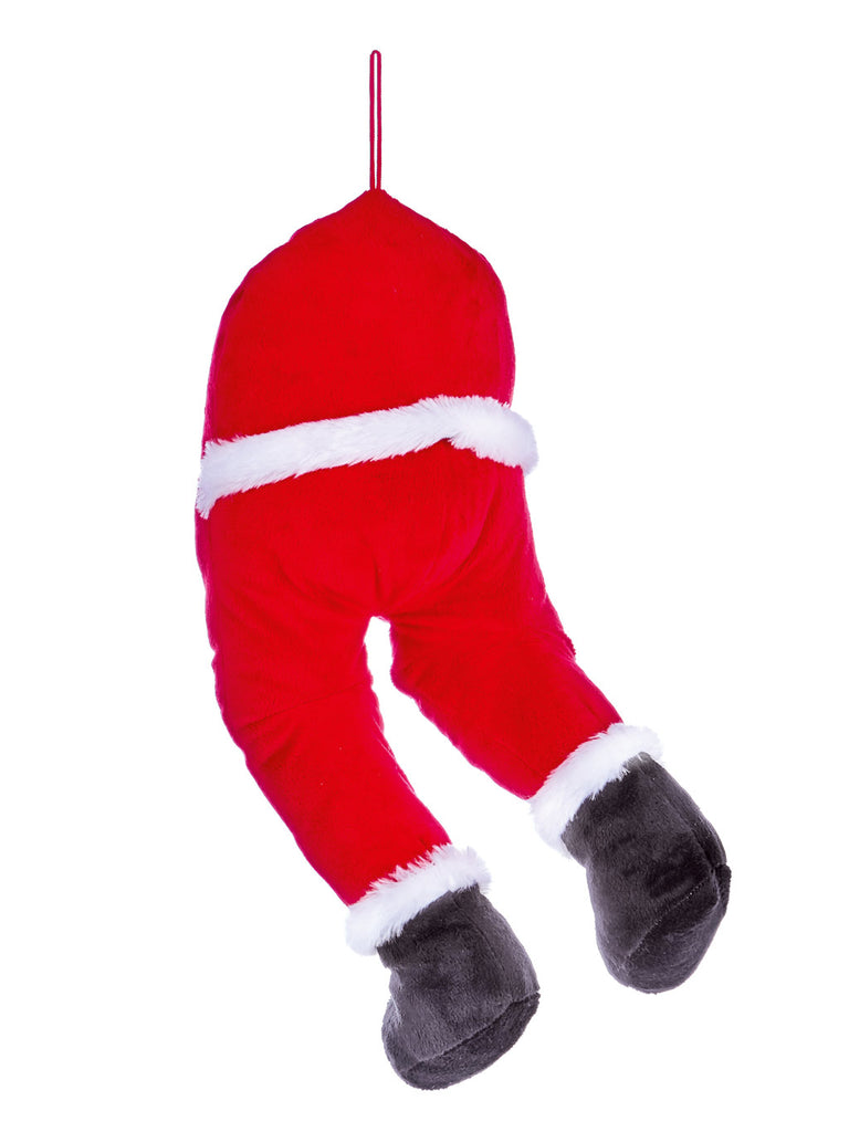 37cm Battery Operated Hanging Animated Santa Legs