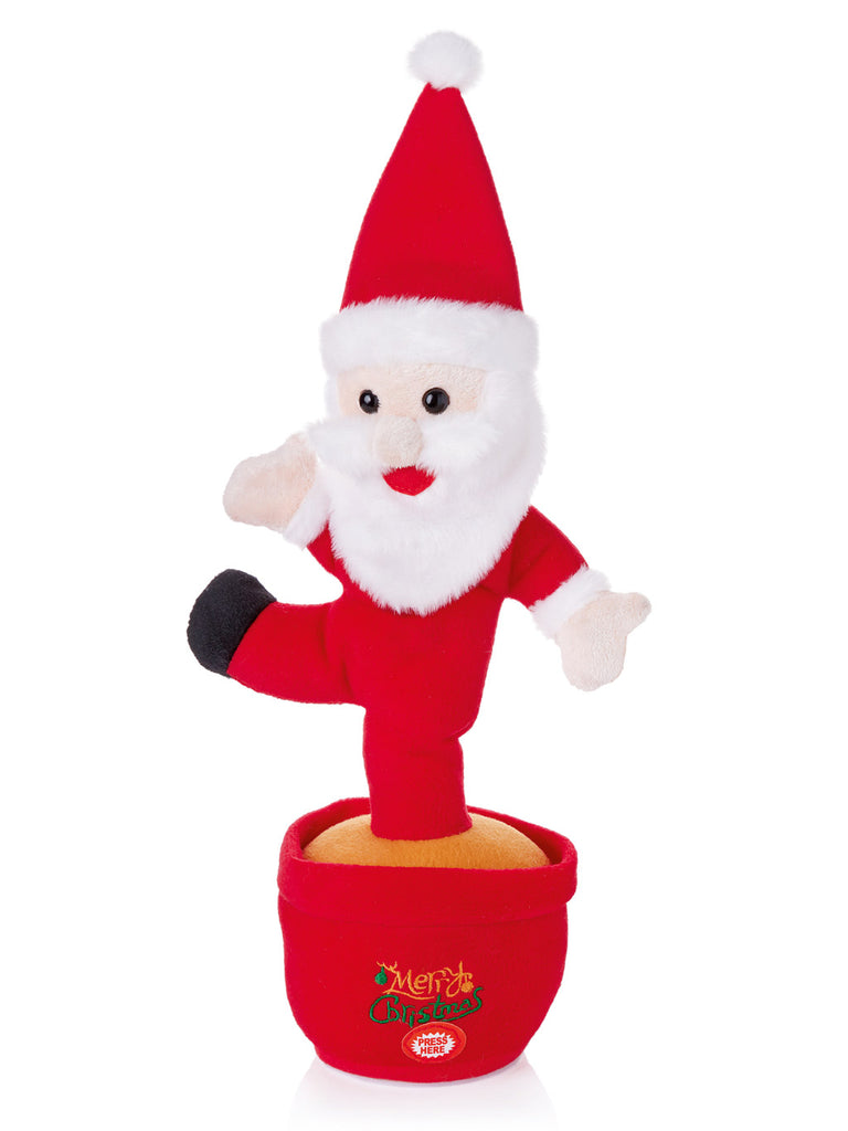 32cm B/O Dancing Talkback Santa with Music