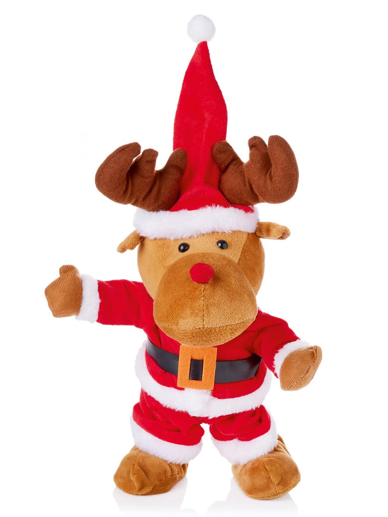 32cm B/O Dancing Singing Rocking Reindeer