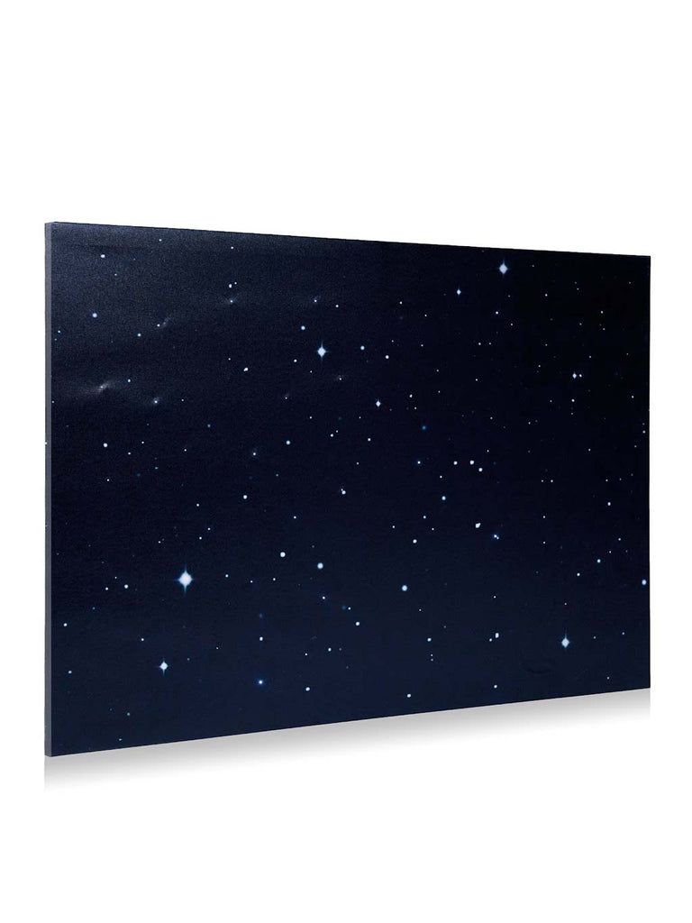 76X56cm Lighted Canvas Background - Twinkling Stars