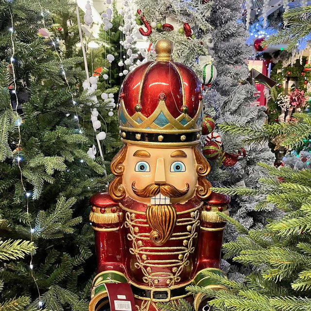 Nutcracker hiding in the Christmas Trees