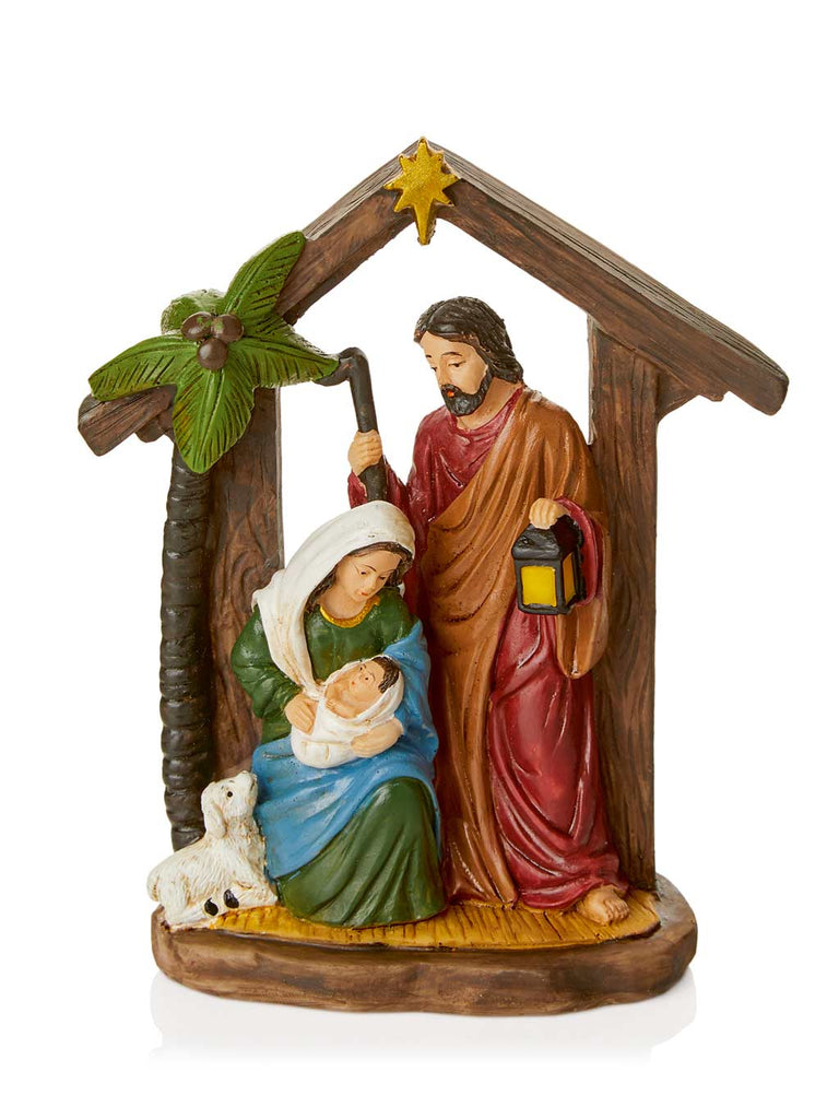 13cm Nativity Scene in Stable