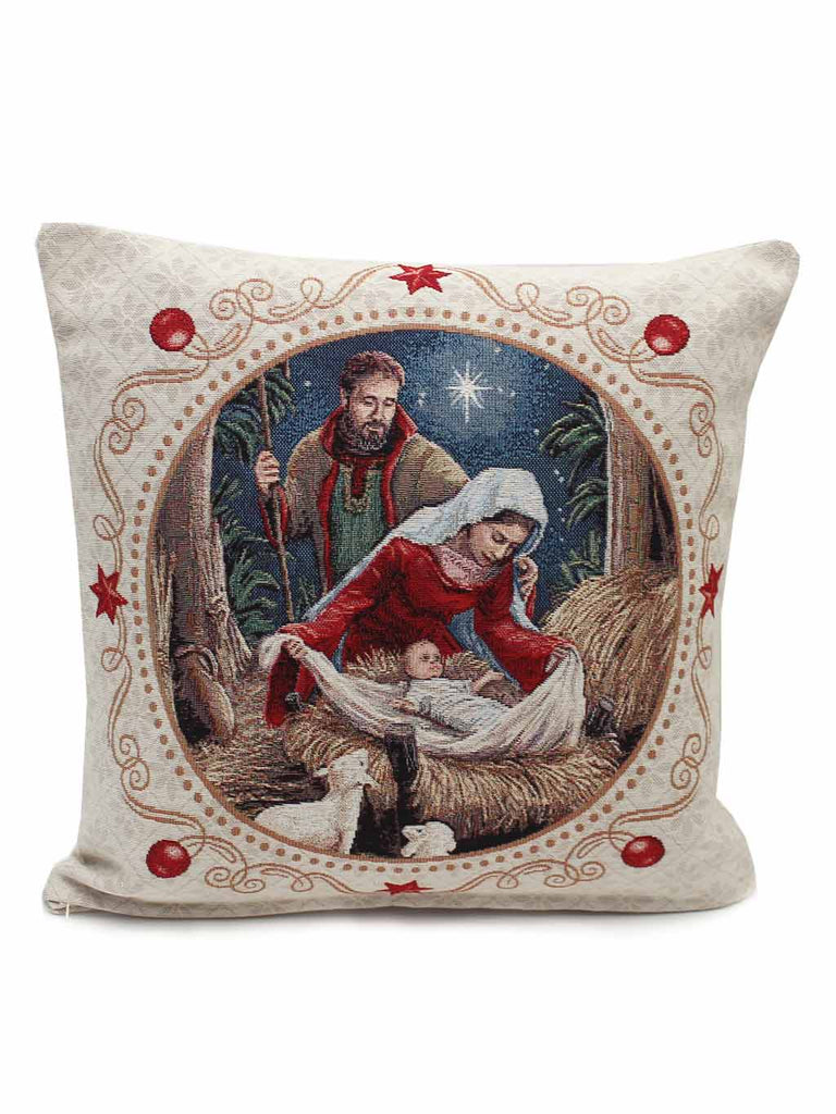 Nativity Tapestry Cushion