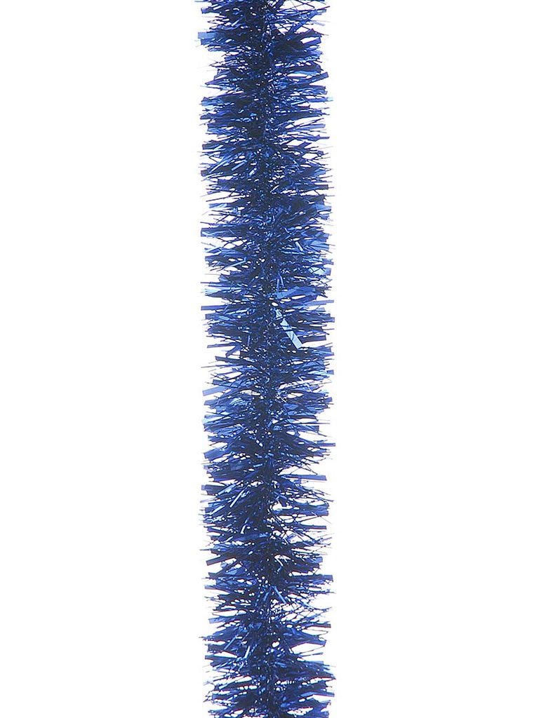 200cm x 10cm Chunky Cut Tinsel - Highland Blue