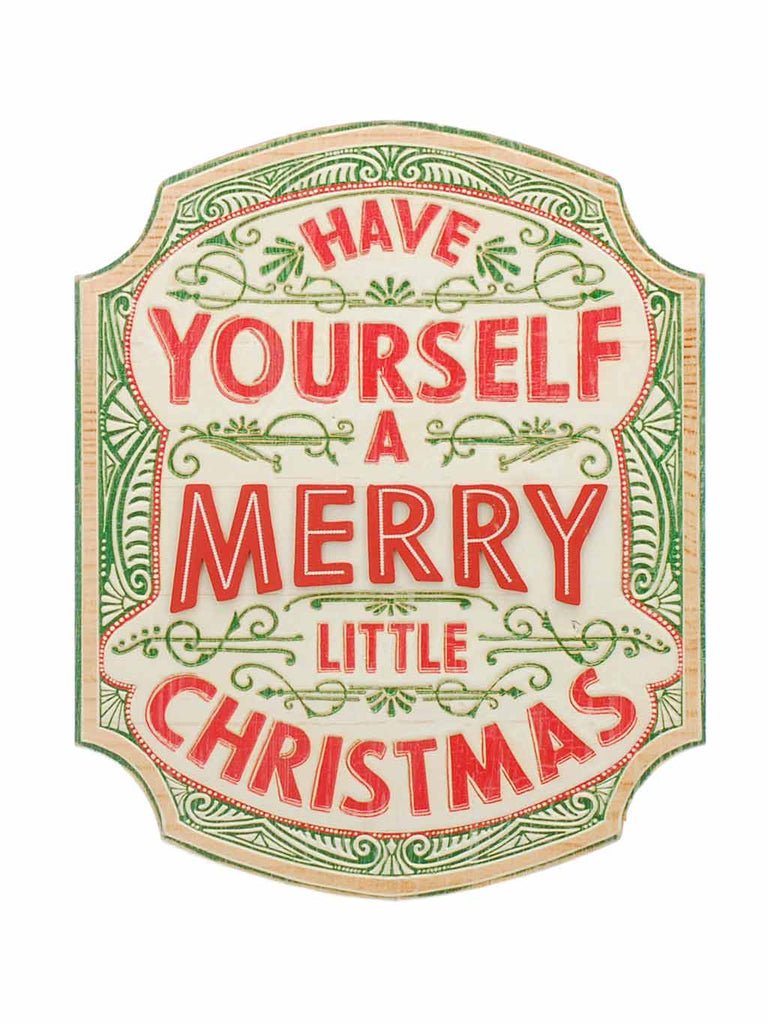 50cm Have Yourself A Merry Christmas Wall Sign