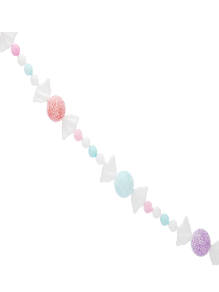 180cm Frosted Pastel Candy and Ball Garland