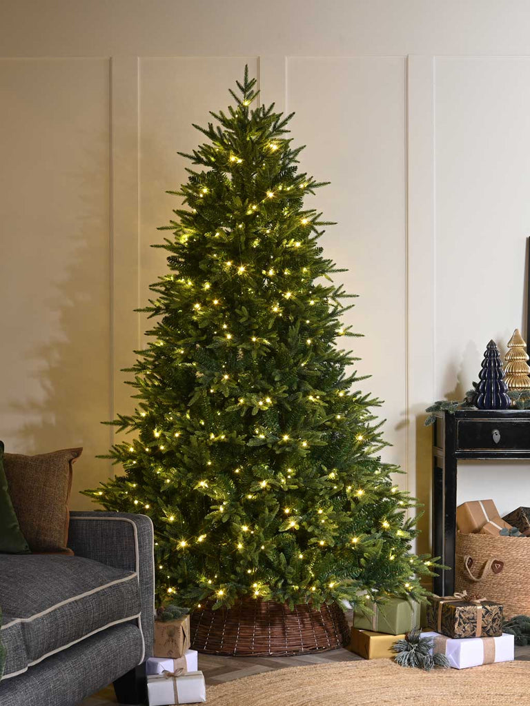 2.1m (7ft) Prelit Crystal River Fir Tree