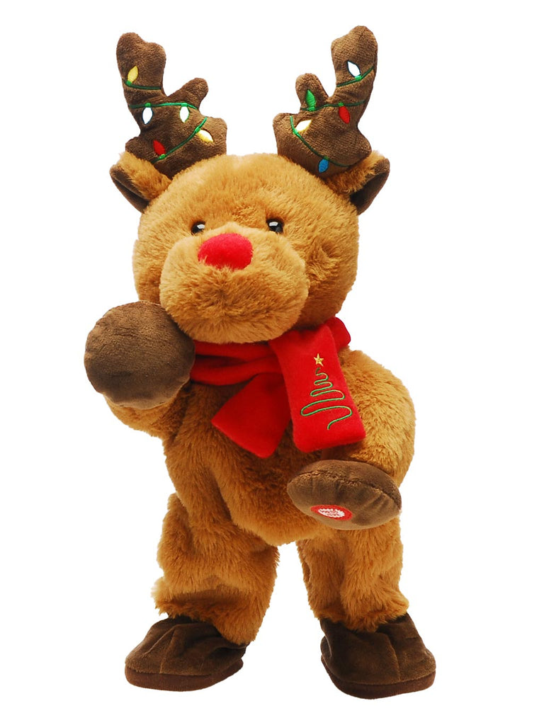 37cm B/O Animated Singing /Dancing Reindeer