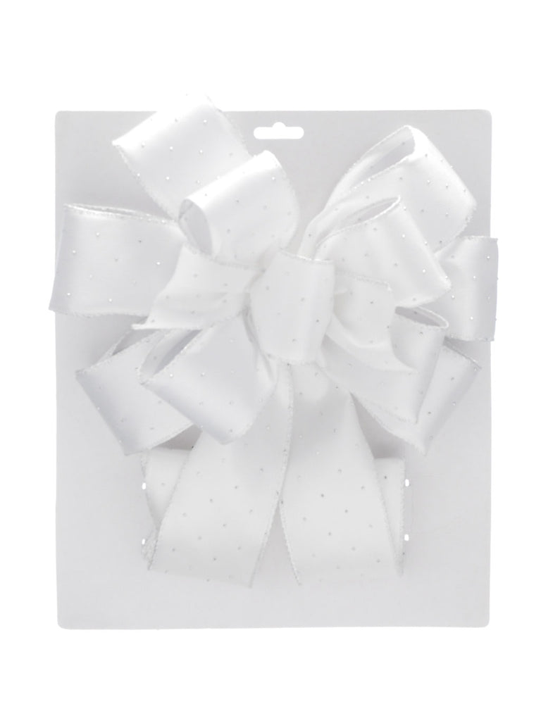 78cm White with Gem Tree Topper Bow