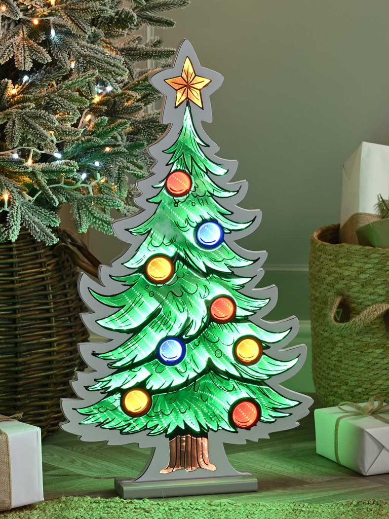 66cm Infinity Tree with Baubles