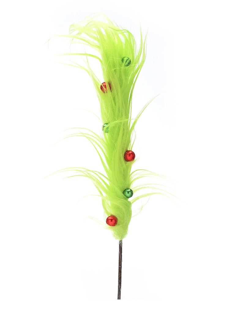 40cm Green Faux Fur Picks