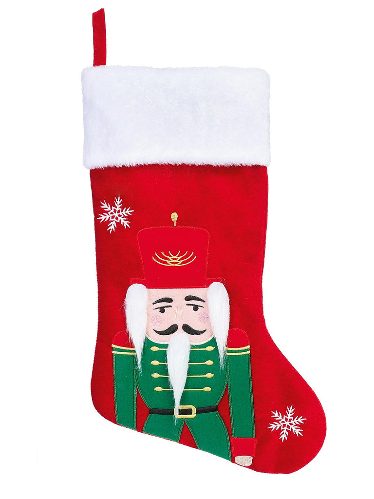 52cm Red Nutcracker Stocking