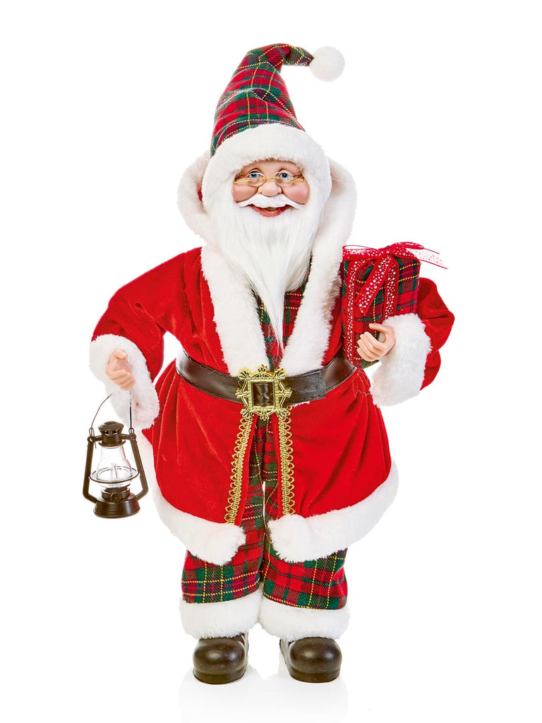 50cm Santa with Hat & Present