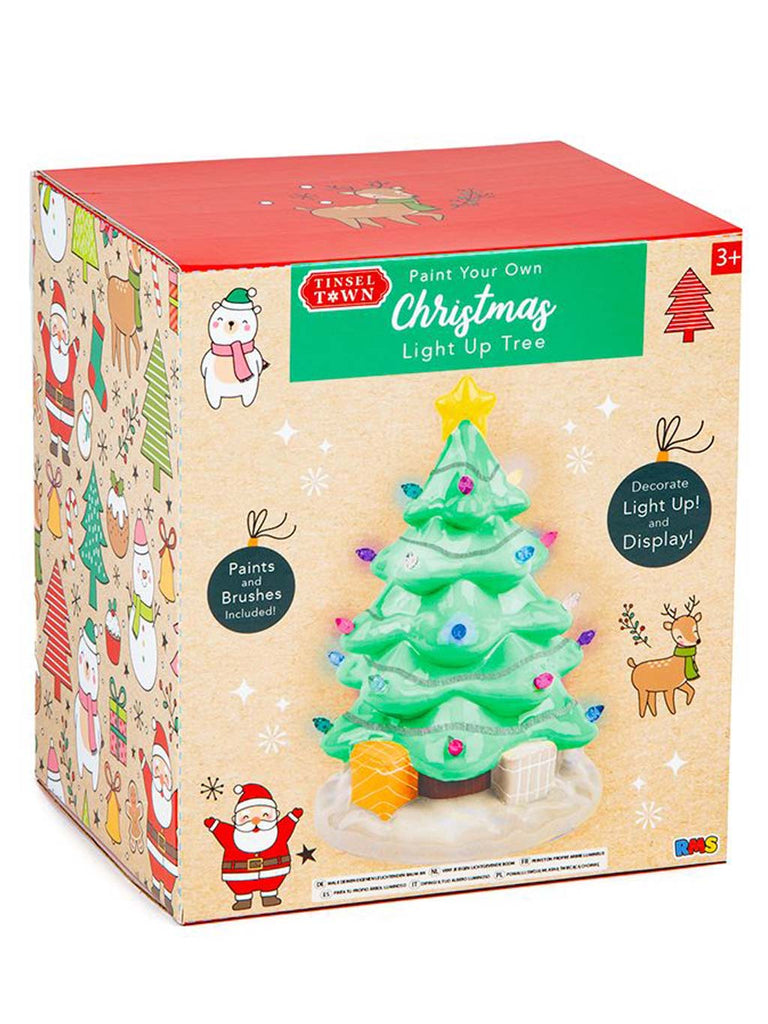 Paint Your Own Light Up Holiday Tree