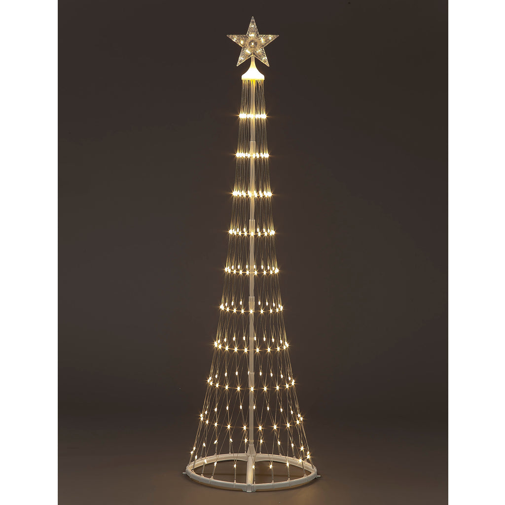 1.8M (6ft) Cone Tree with 220 LEDs - 8 Functions