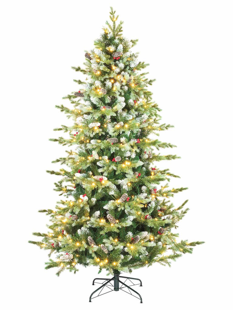 2.1M Pre Lit Highland Fir with 330 Multi Action Warm White LEDs