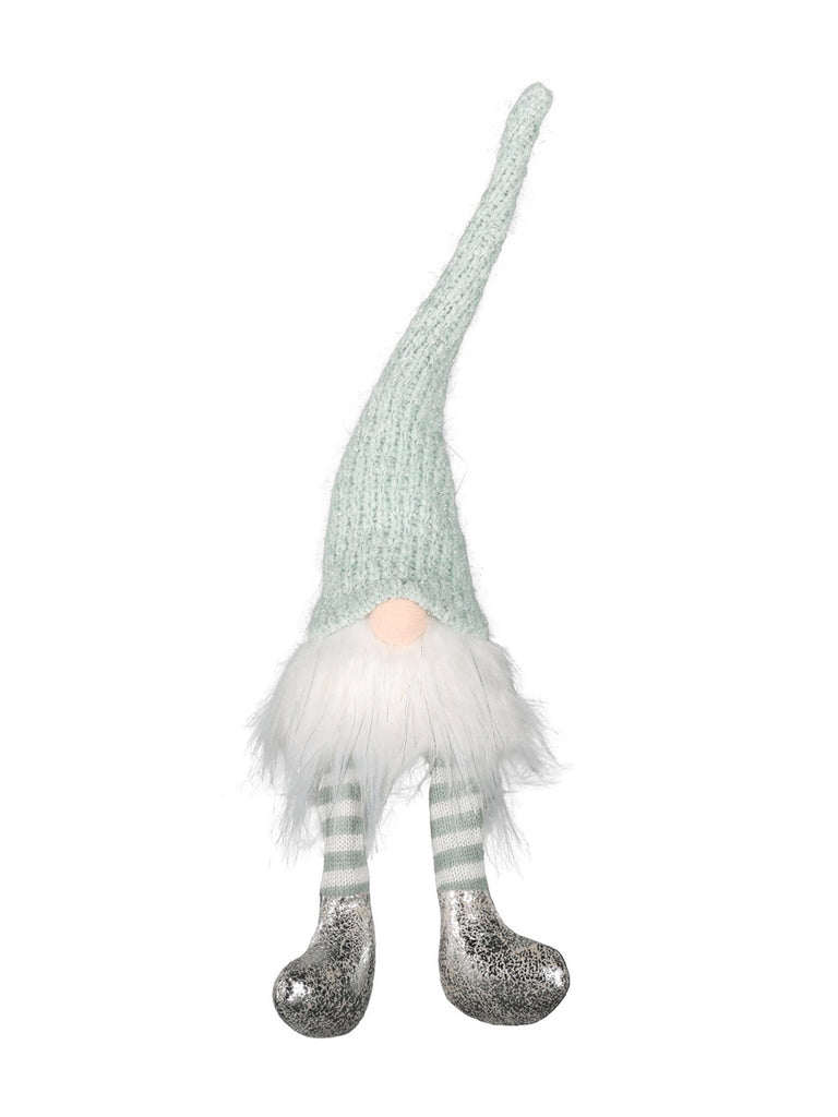 38cm Dangley Legs Gonk with Tall Sage Green Hat