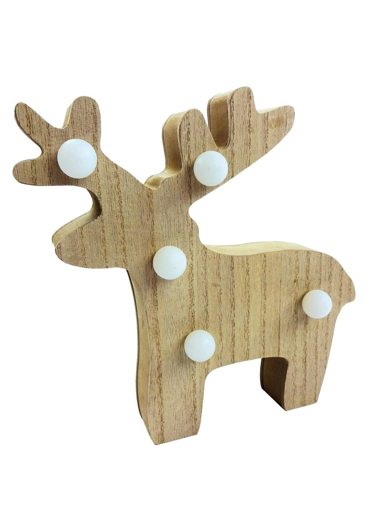LED Wooden Stag