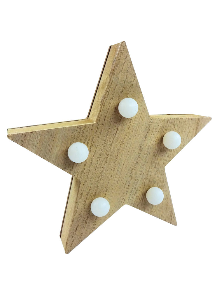 LED Wooden Star
