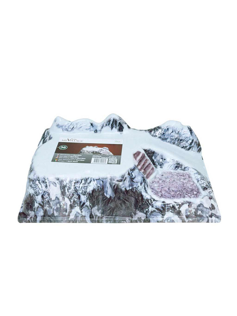 42x25cm Christmas Village Base - Mont Blanc