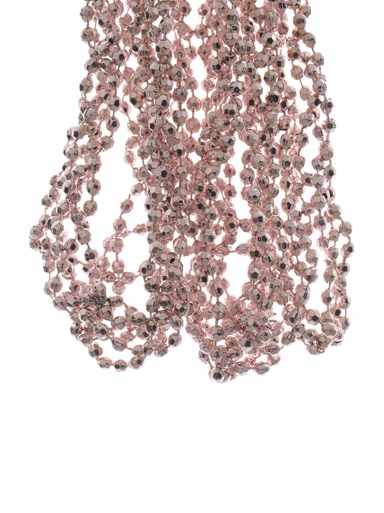 2.7m (9ft) Pink Mini Diamond Bead Garland