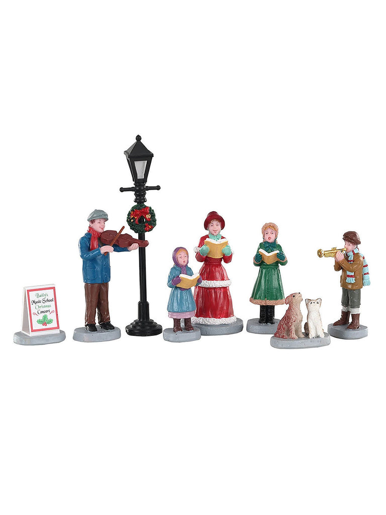 Baily's Music School Carolers, Set of 8