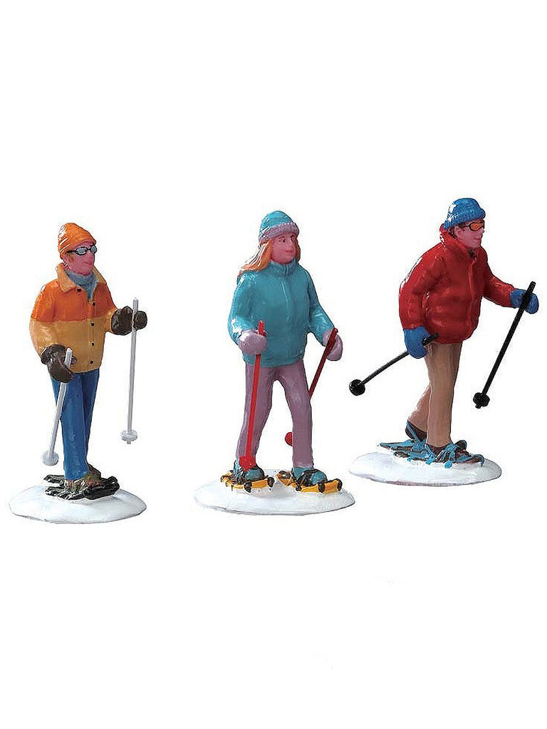 Snowshoe Walkers, Set Of 3